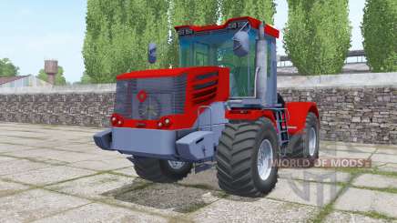 Kirovets K-744Р4 de color rojo brillante para Farming Simulator 2017