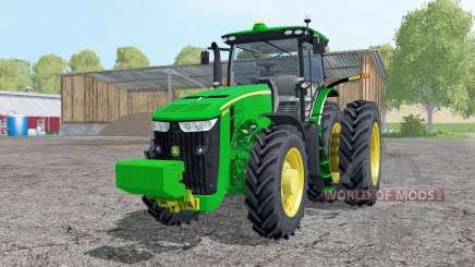 John Deere 8370R double wheels para Farming Simulator 2015