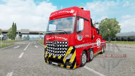 Mercedes-Benz Actros (MP4) Tow Truck para Euro Truck Simulator 2