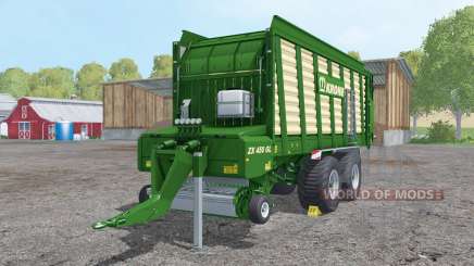 Krone ZX 450 GL doubled collecting speed para Farming Simulator 2015