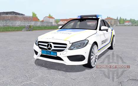 Mercedes-Benz C 250 Policías para Farming Simulator 2017