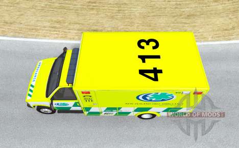 Gavril H-Series Ambulance New Zealand para BeamNG Drive