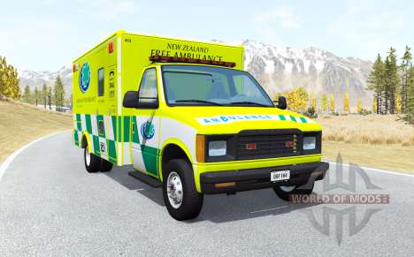Gavril H-Series Ambulance New Zealand para BeamNG Drive