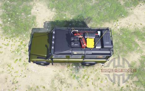 Land Rover Defender 110 para Spintires MudRunner