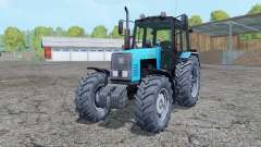 MTZ-1221 Belarús tractor de dos ruedas traseras para Farming Simulator 2015