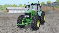John Deere 7530 Premium loader mounting para Farming Simulator 2015