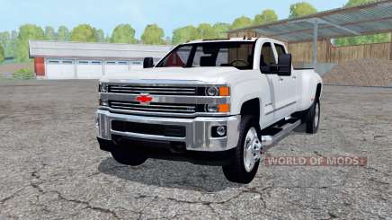 Chevrolet Silverado 3500 HD Crew Cab 2016 para Farming Simulator 2015