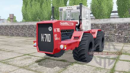 Kirovets K-710 ruedas duales para Farming Simulator 2017