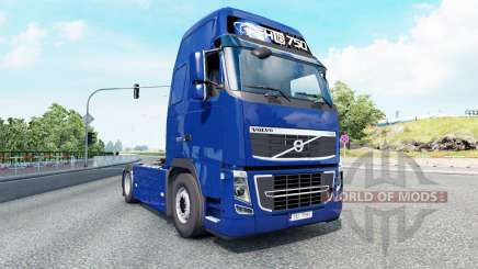 Volvo FH16 750 Globetrotter XL cab 2012 v1.3 para Euro Truck Simulator 2