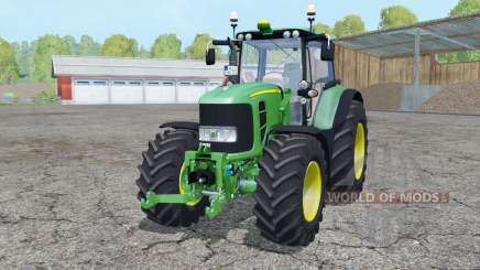 John Deere 7530 Premium loader mounting para Farming Simulator 2015
