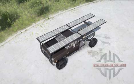Chevrolet K20 ramp truck para Spintires MudRunner