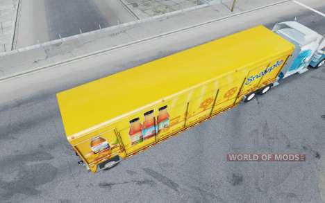 Semi-remolque para el transporte de bebidas Mick para American Truck Simulator