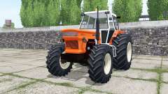 Fiat 1300 DT super vivid orange para Farming Simulator 2017