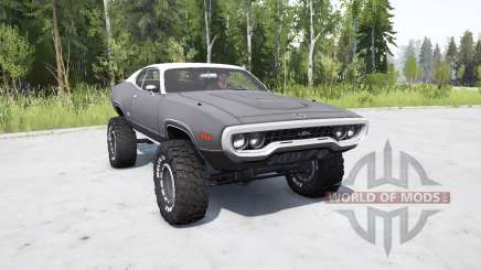 Plymouth GTX 1971 (GR2-RS23) lifted para MudRunner