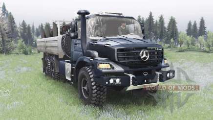 Mercedes-Benz Zetros 2733 A gunmetal para Spin Tires