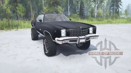 Chevrolet Monte Carlo 1977 lifted para MudRunner