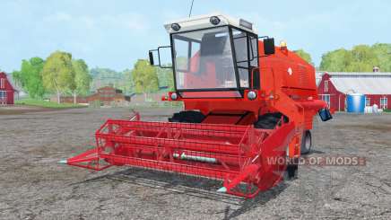 Bizon Z058 vivid red para Farming Simulator 2015