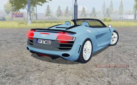 Audi R8 GT Spyder para Farming Simulator 2013