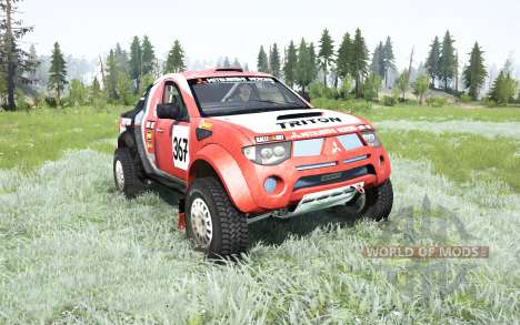 Mitsubishi L200 Triton Dakar para Spintires MudRunner
