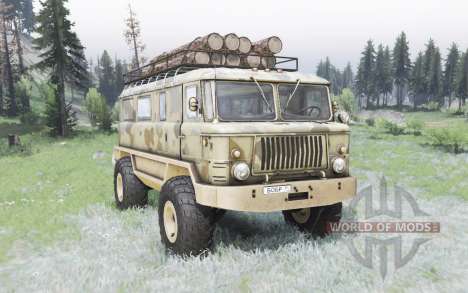 GAZ-66 Beaver para Spin Tires