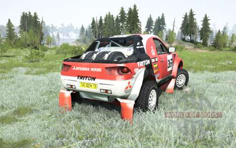 Mitsubishi L200 Triton Dakar para Spintires MudRunner