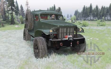 Dodge WC-53 Carryall para Spin Tires