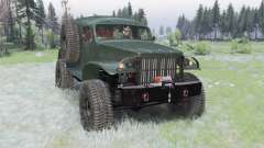 Dodge WC-53 Carryall (T214) 1942 para Spin Tires