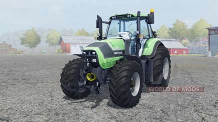 Deutz-Fahr Agrotron 6190 TTV front loader para Farming Simulator 2013