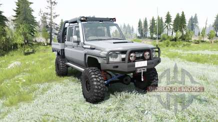 Toyota Land Cruiser Double cab chassis J79 2012 para MudRunner