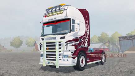 Scania R560 Topline antique ruby para Farming Simulator 2013