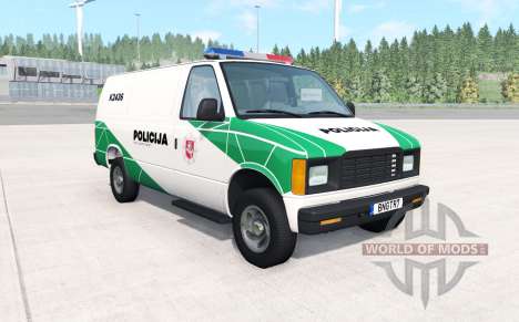 Gavril H-Series Lithuanian Police para BeamNG Drive