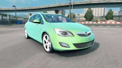 Opel Astra (J) 2010 medium spring green para Euro Truck Simulator 2