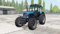 MTZ-1221 Belarús color azul para Farming Simulator 2017