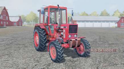 MTZ-82 brillante de color rojo para Farming Simulator 2013