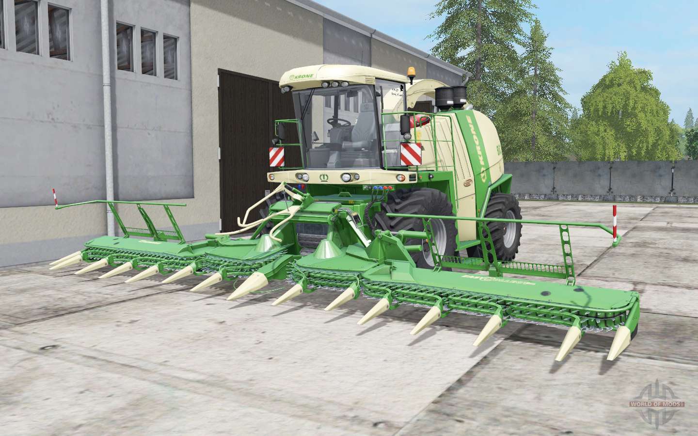 Krone Big X 1100 Bunkeᶉ Capacidad Para Farming Simulator 2017 4877