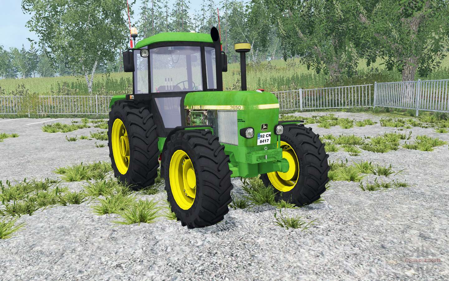 John Deere 3650 dark pastel green para Farming Simulator 2015