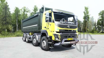 Volvo FMX 500 8x8 Day Cab tipper 2013 para MudRunner