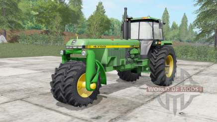 John Deere 4555-4755 trike para Farming Simulator 2017