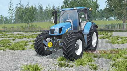 New Holland T6.160 rich electric blue para Farming Simulator 2015