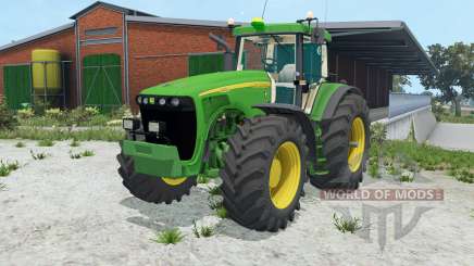 John Deere 8520 double wheels para Farming Simulator 2015