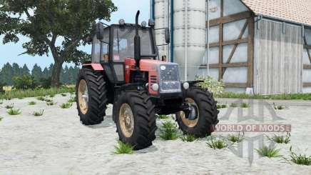 MTZ-1221 Belarús suave de color rojo para Farming Simulator 2015