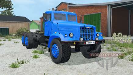 KrAZ-258 color azul para Farming Simulator 2015