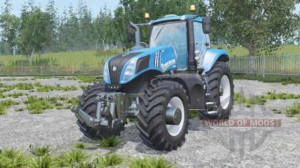 New Holland T8.320 real engine para Farming Simulator 2015