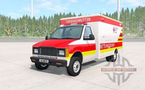 Gavril H-Series German Ambulance para BeamNG Drive