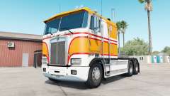 Kenworth K100E yellow orange para American Truck Simulator