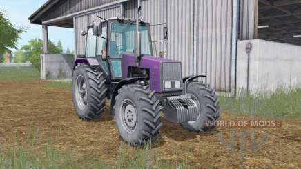 MTZ-1221 Belarús de color púrpura oscuro para Farming Simulator 2017