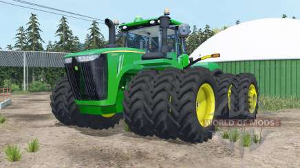 John Deere 9620R triple wheels para Farming Simulator 2015