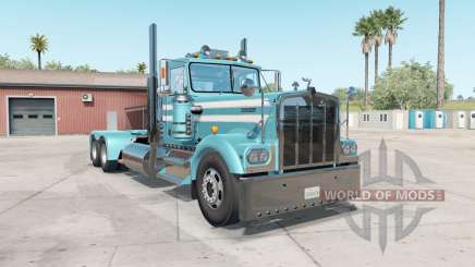 Kenworth W900A aquamarine blue para American Truck Simulator