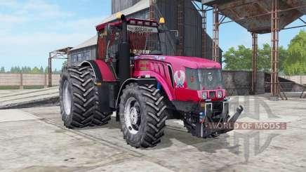 MTZ-3022ДЦ.1 Belarús un color rojo brillante para Farming Simulator 2017