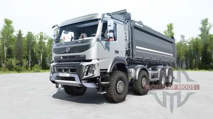 Volvo FMX 500 8x8 tipper para MudRunner